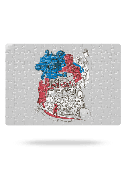 Jsem Čech puzzle White