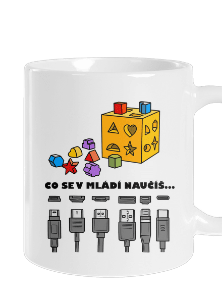 Co se v mládí naučíš klasický hrnek White