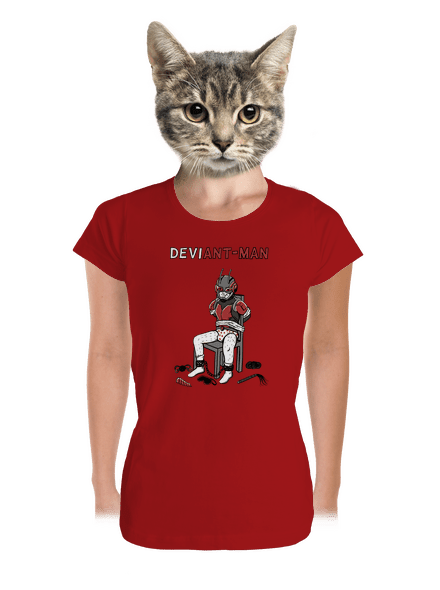 DeviAnt-man dámské tričko premium Red Mal