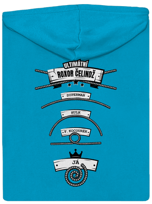 Roxor čelindž dámská mikina na zip Blue Atol