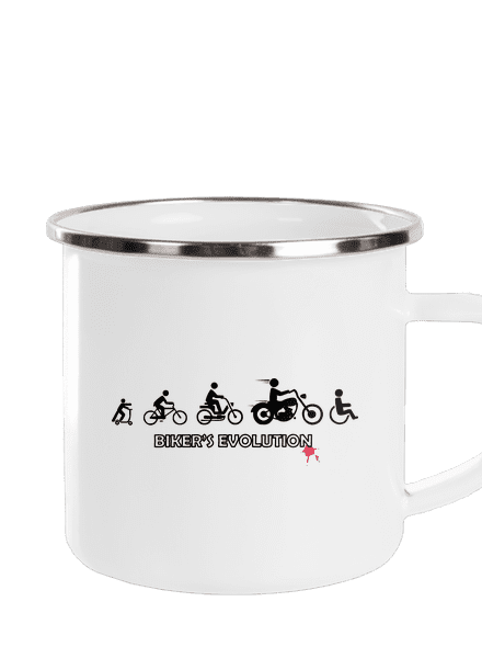 Bikers evolution plecháček White