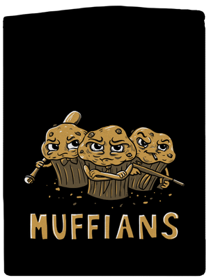 Muffians pánská mikina na zip Black