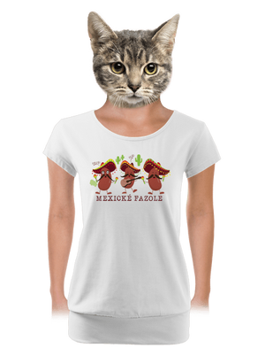 dámské tričko s lemem