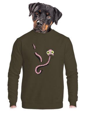 unisex mikina bez kapuce