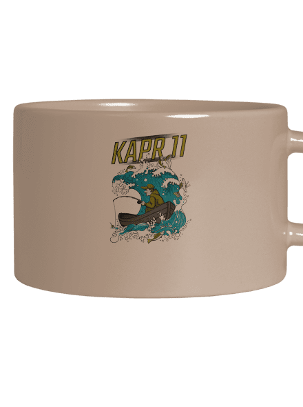 Kapr 11 hrnek makronka Brown Macaron