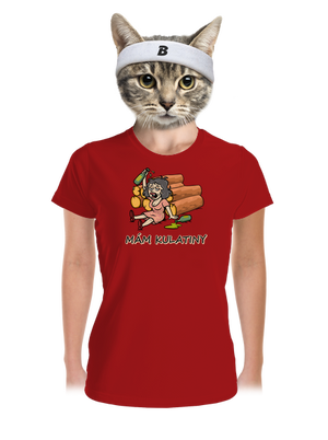 Mám kulatiny dámské sportovní tričko Red Mal