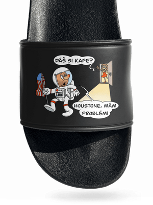 Houstone, mám problém! pantofle Black