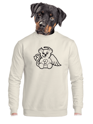 unisex mikina bez kapuce