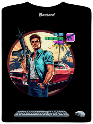 B17: GTA dětské tričko Black