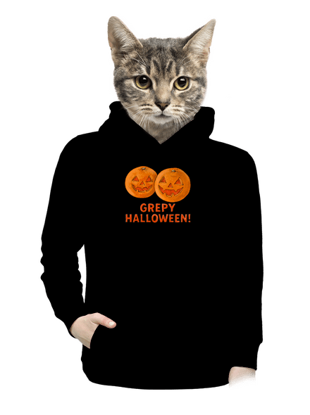 Grepy Halloween dámská mikina klokanka Black