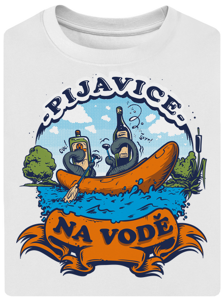 Pijavice na vodě unisex tričko oversized White