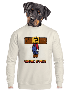 unisex mikina bez kapuce