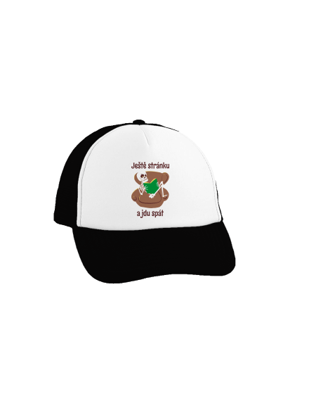 Ještě stránku kšiltovka truckerka Black cap