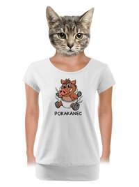 dámské tričko s lemem