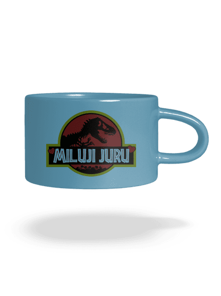 Miluji Juru hrnek makronka Blue Macaron