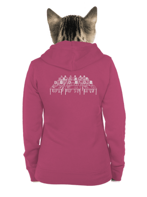 Cimrman: Debil, blbeček dámská mikina na zip Magenta