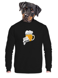 unisex mikina bez kapuce