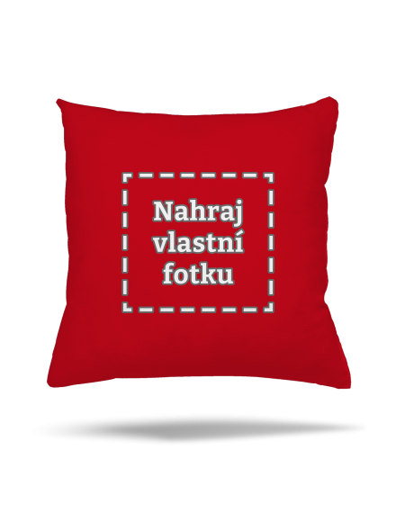 Vlastní potisk polštář Red