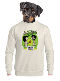 unisex mikina bez kapuce