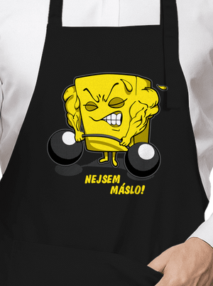 Nejsem máslo zástěra Black