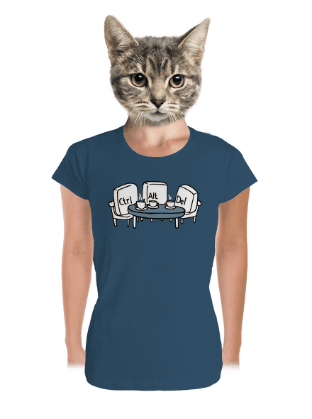 Nerozluční kamarádi dámské tričko premium Petrol Blue