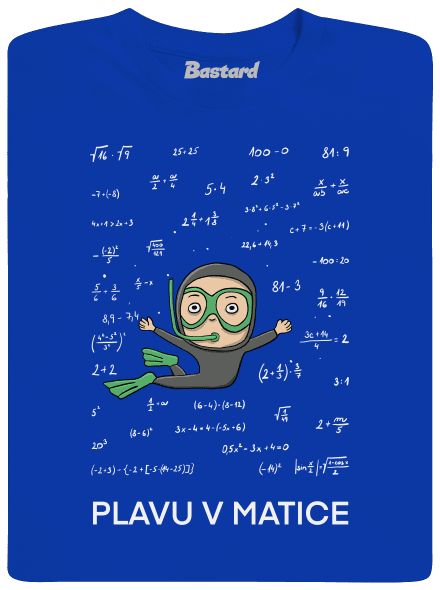 Plavu v matice pánské tričko Royal Blue