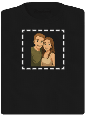 Ghibli efekt z vlastní fotky dámské sportovní tričko Black