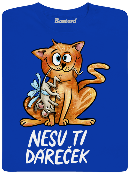 Nesu ti dáreček  pánské dlouhý rukáv Royal Blue