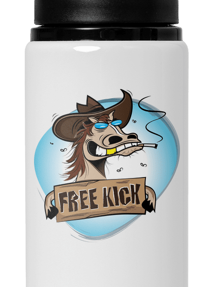 Free kick lahev na vodu White
