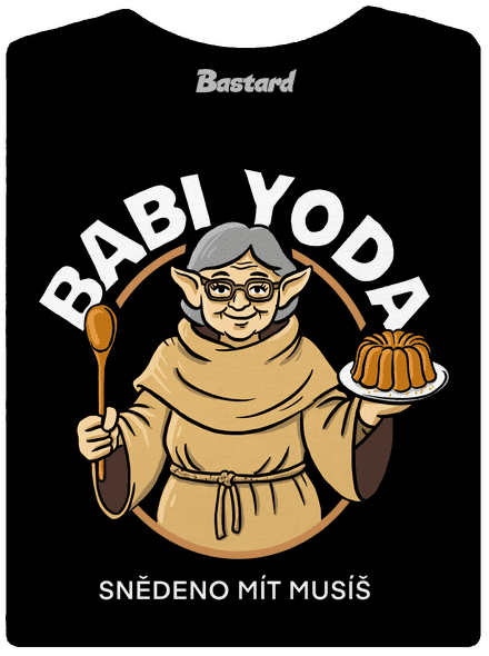 Babi Yoda dámské tričko premium Black