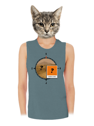 Zdoláno dámské tílko volné Heather Deep Teal