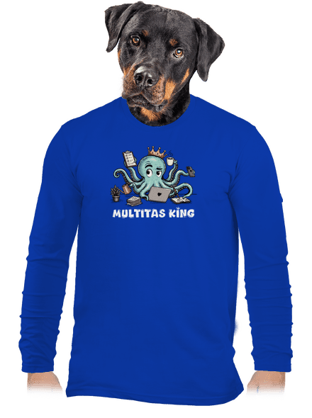 Multitas king pánské dlouhý rukáv Royal Blue