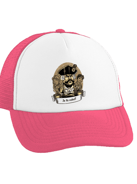 B14: S čerty nejsou žerty kšiltovka truckerka Fluorescent Pink cap