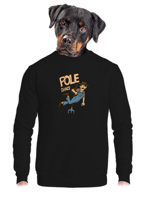 unisex mikina bez kapuce