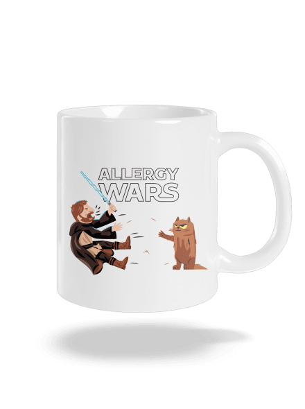 Allergy Wars klasický hrnek White