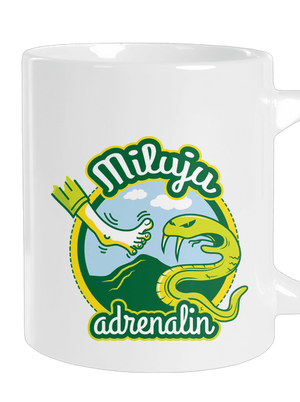 Miluju adrenalin velký hrnek White