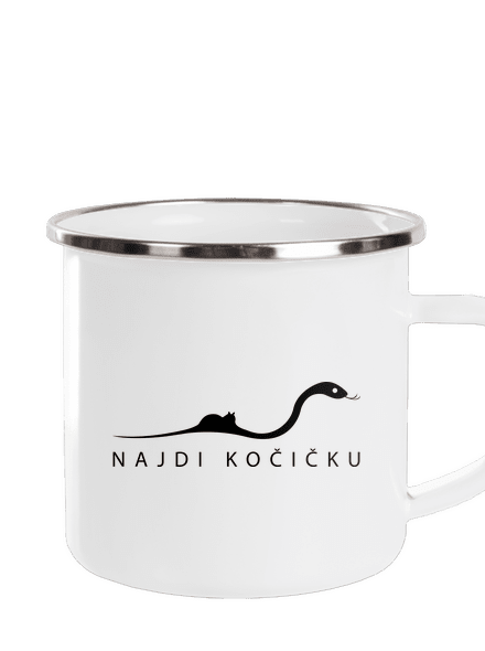 Najdi kočičku plecháček White
