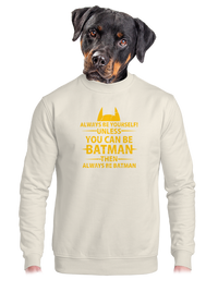 unisex mikina bez kapuce