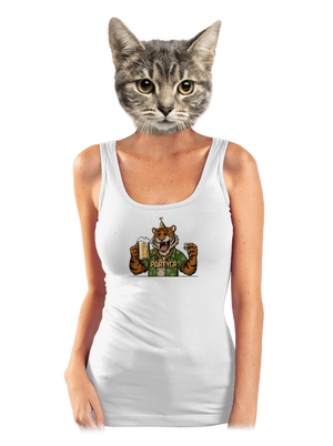 Pártygr dámské tílko klasické White