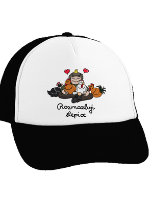Rozmazluji slepice kšiltovka truckerka Black cap