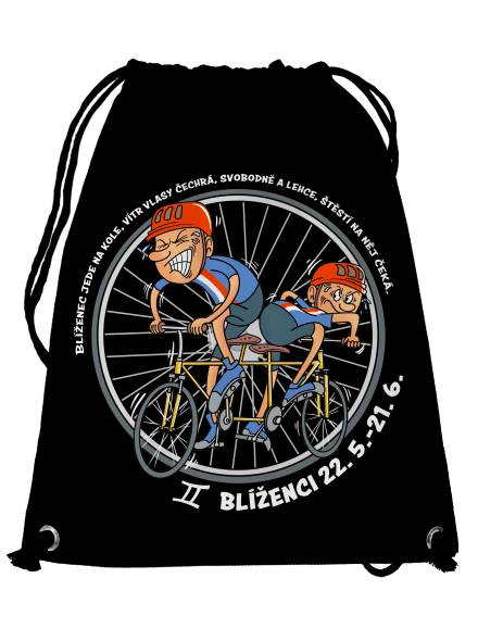 Cyklistický horoskop: Blíženci vak Black