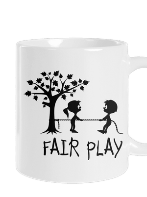 Fair play klasický hrnek White