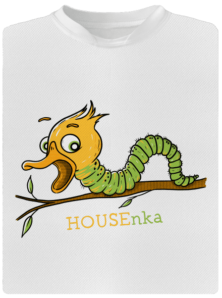 House-nka dětské sportovní tričko White