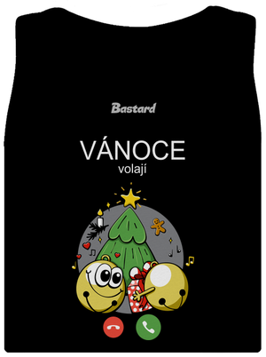 Vánoce volají dámské tílko klasické Black