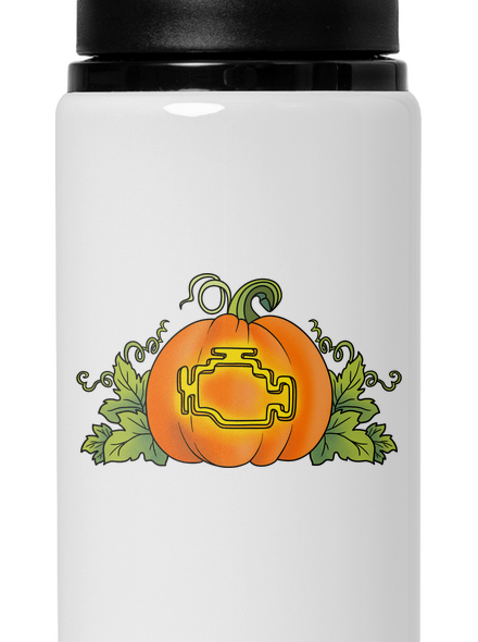 Strašidelný Halloween lahev na vodu White