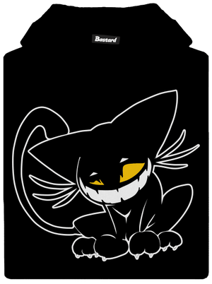 Evil cat dětská mikina klokanka Black