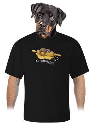 Miluju válení unisex tričko oversized Black