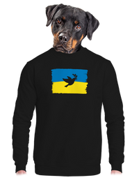 unisex mikina bez kapuce