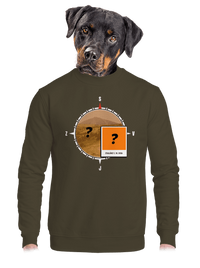 unisex mikina bez kapuce