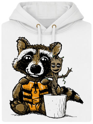 Strážci galaxie unisex mikina premium Snowwhite